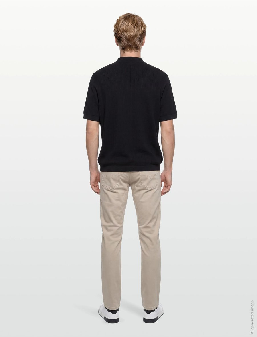 Armani Exchange - KNIT POLO - knitted polos - deep navy - 4