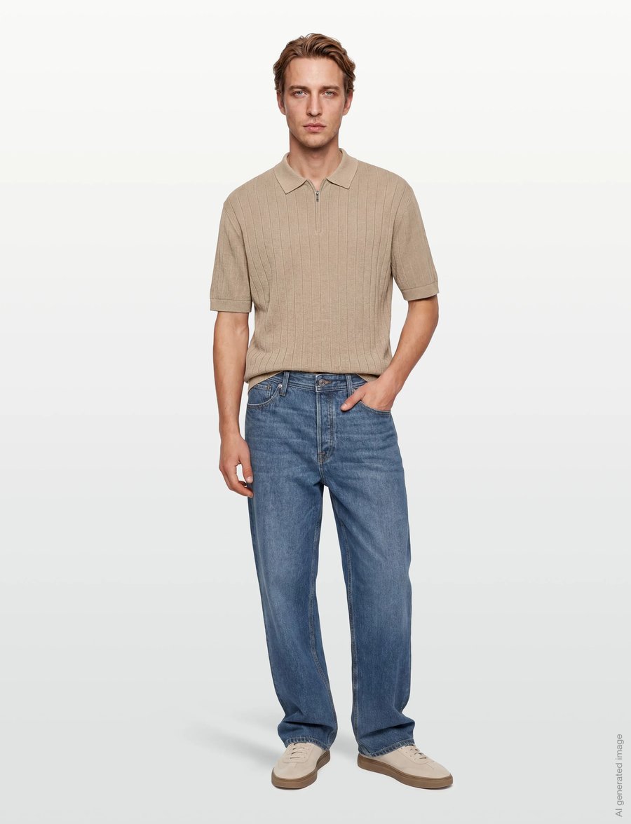 Armani Exchange - KNIT POLO - knitted polos - winter twig - 0