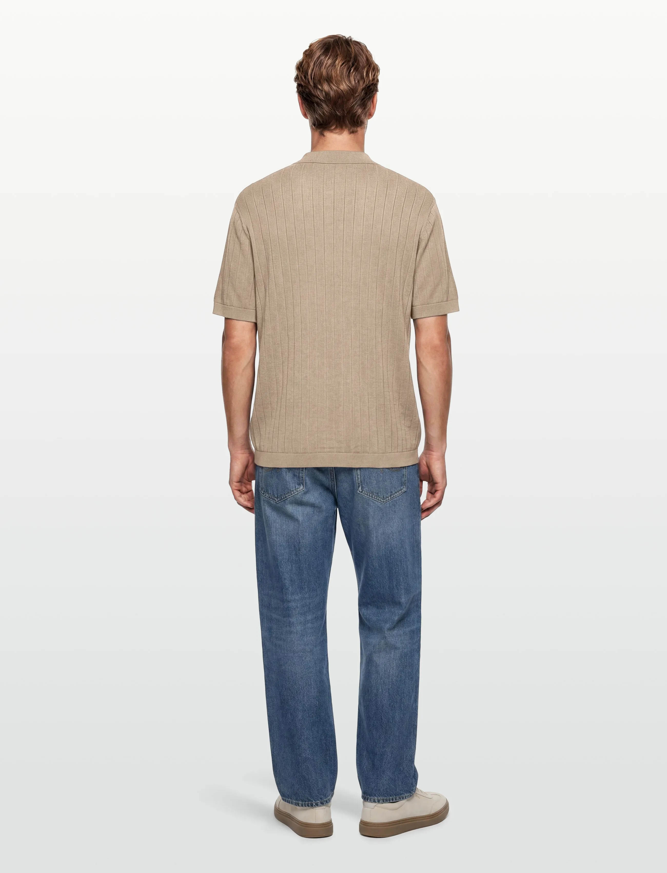 Armani Exchange - KNIT POLO - mænd - winter twig - 4
