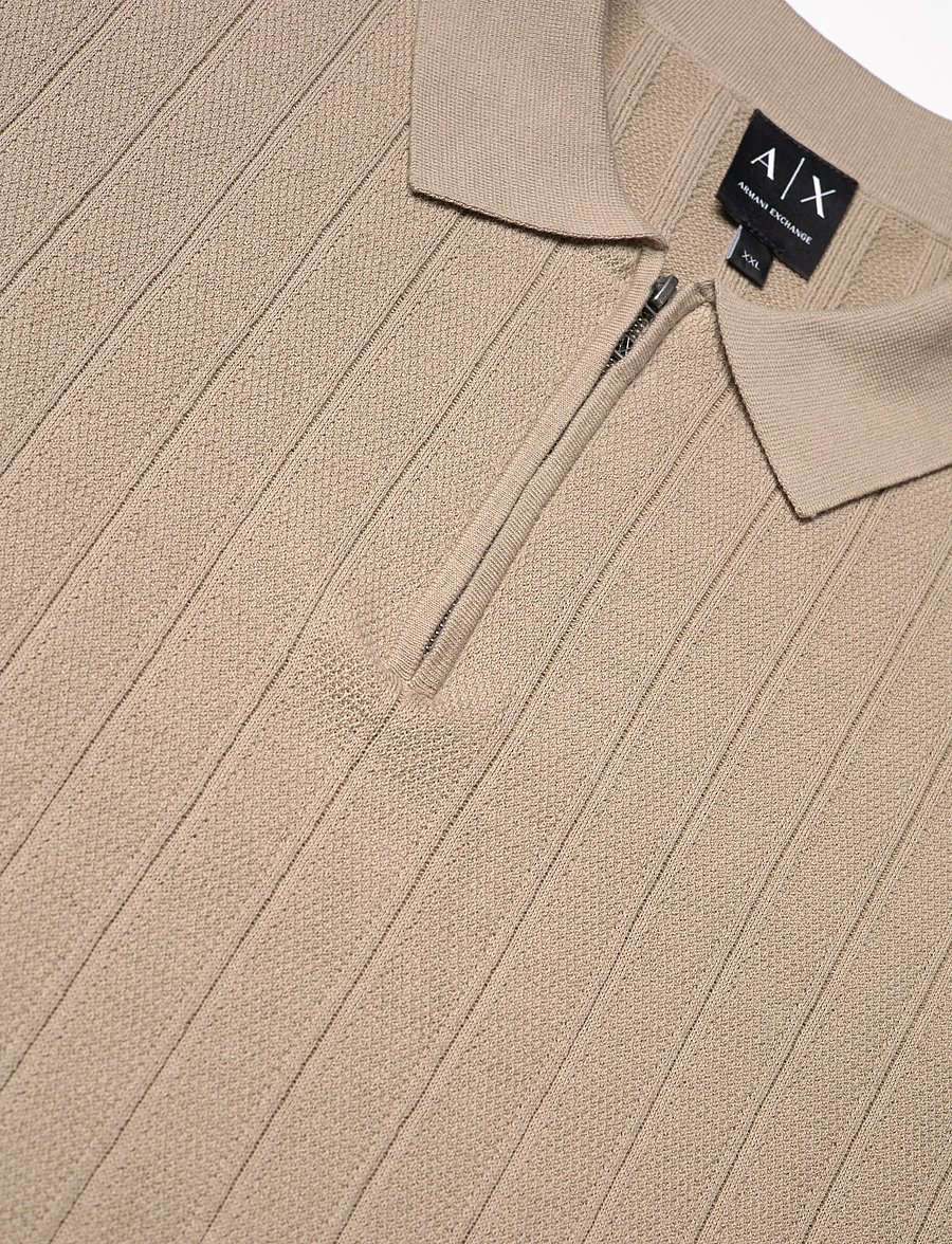 Armani Exchange - KNIT POLO - knitted polos - winter twig - 5