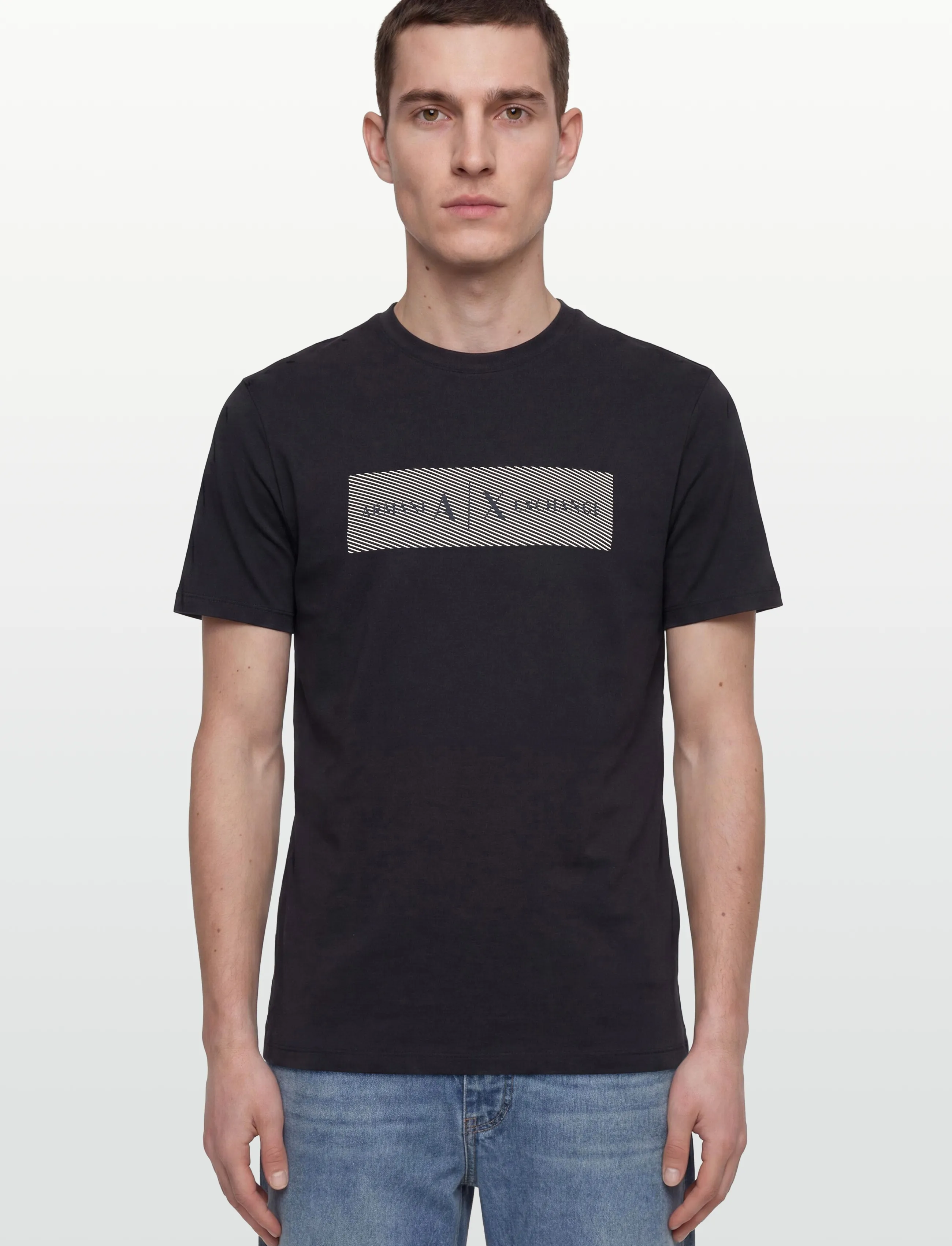 Armani Exchange - T-SHIRT - lyhythihaiset - deep navy - 3