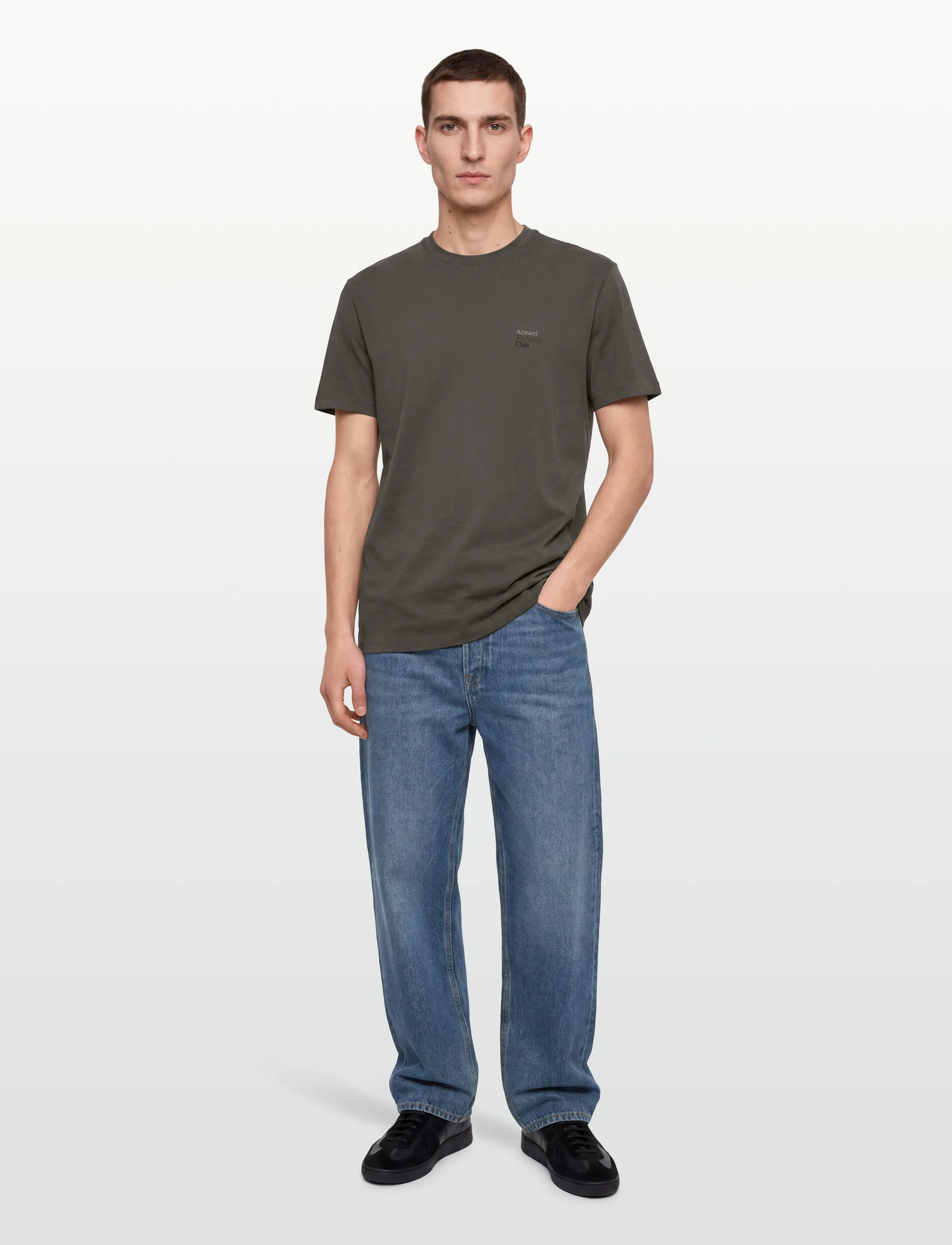 Armani Exchange T-Shirt, XXL, Brown, T-Shirts > Kortærmede, Herre