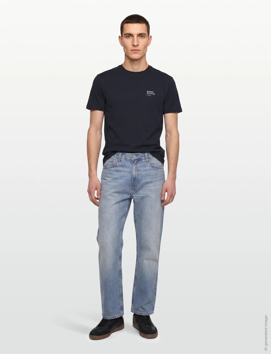 Armani Exchange - T-SHIRT - korte mouwen - deep navy - 0