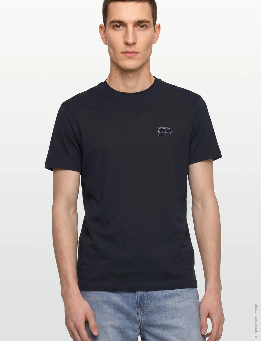 Armani Exchange - T-SHIRT - korte mouwen - deep navy - 3