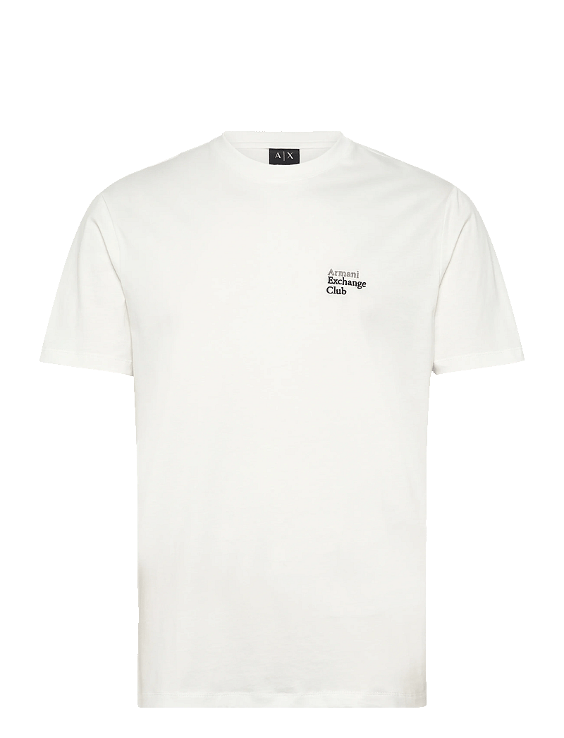Armani Exchange - T-SHIRT - kurzärmelig - off white - 1