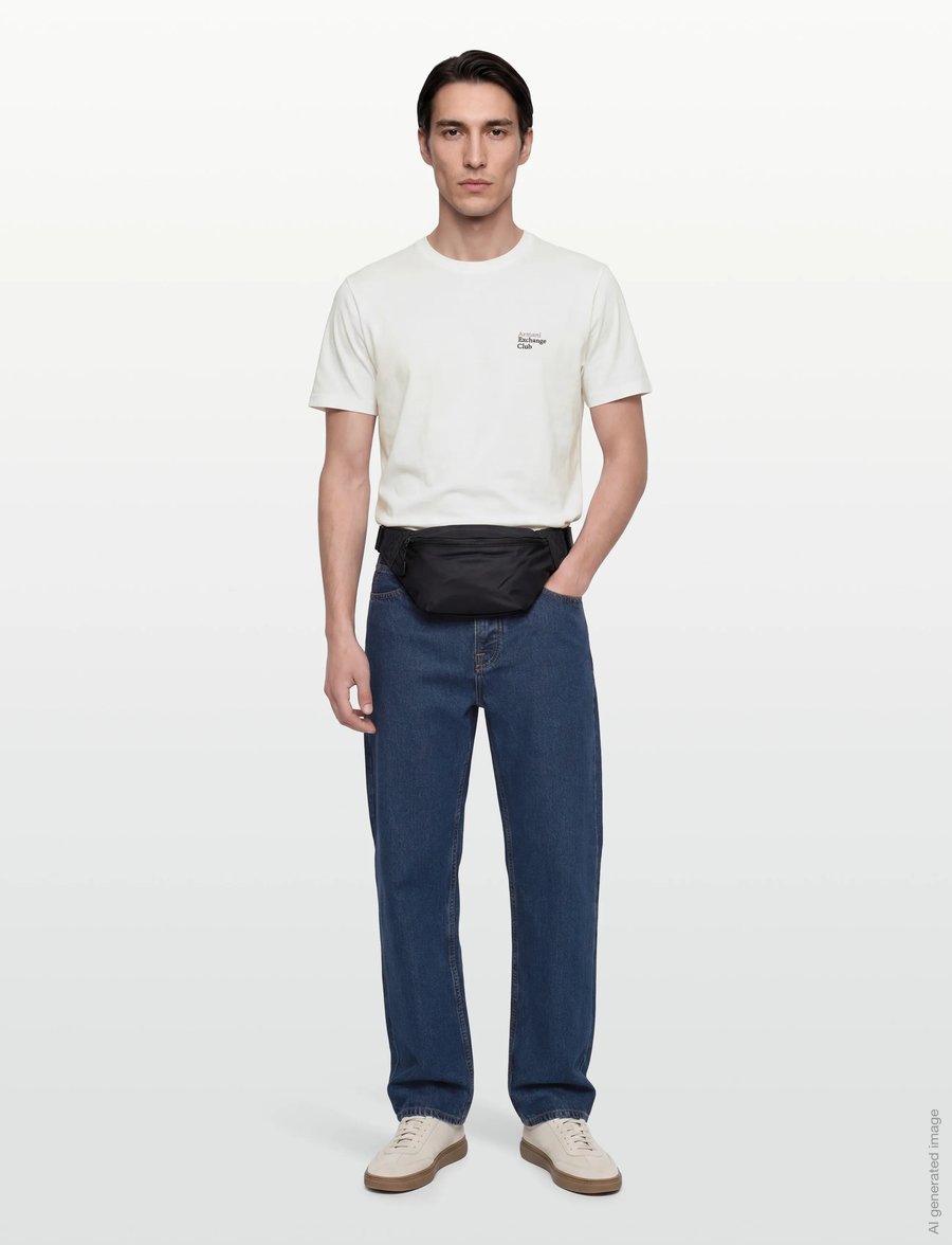 Armani Exchange - T-SHIRT - kurzärmelig - off white - 0