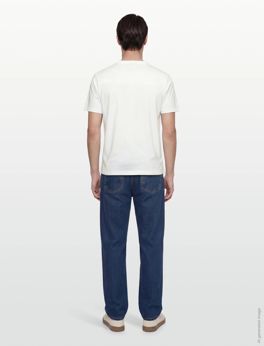 Armani Exchange - T-SHIRT - kurzärmelig - off white - 4