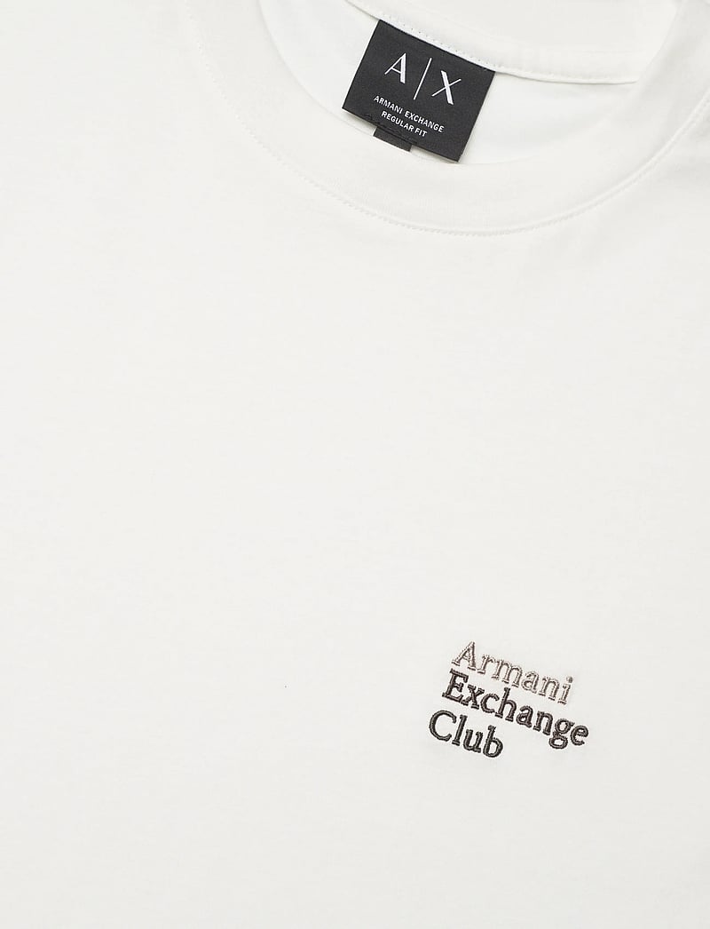 Armani Exchange - T-SHIRT - kurzärmelig - off white - 5