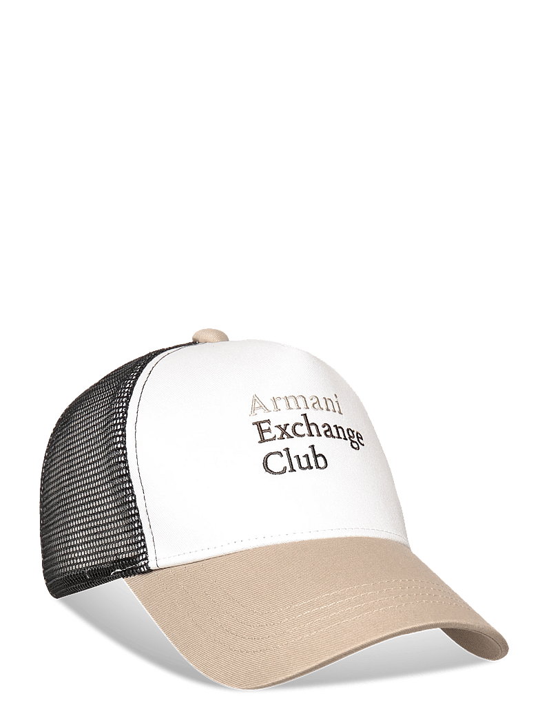 Armani Exchange - BASEBALL HAT - caps - off white/winter twi - 0