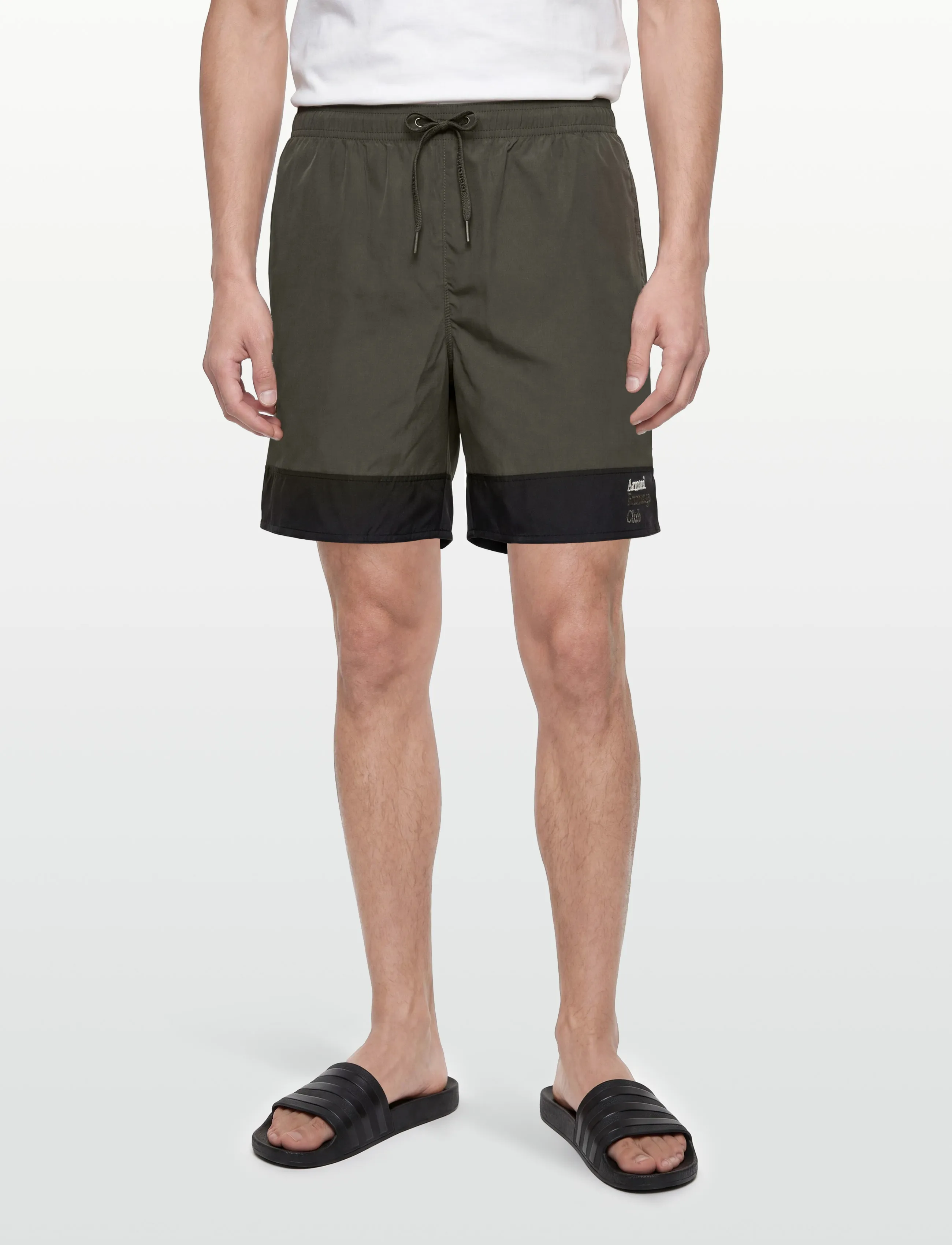 Armani Exchange - BOXER BEACHWEAR - badeshorts - chimera/black - 3