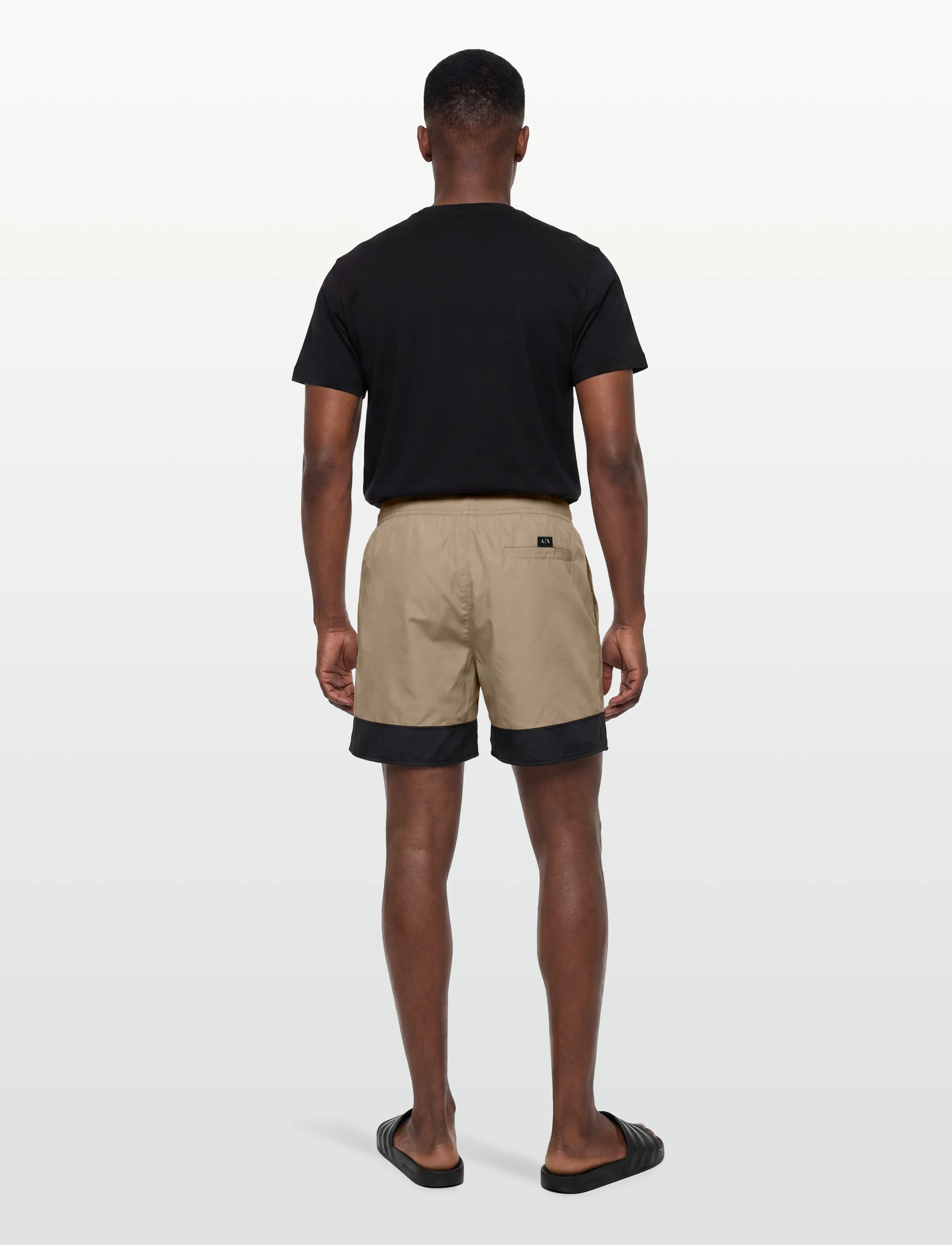 Armani Exchange - BOXER BEACHWEAR - badeshorts - winter twing/black - 4