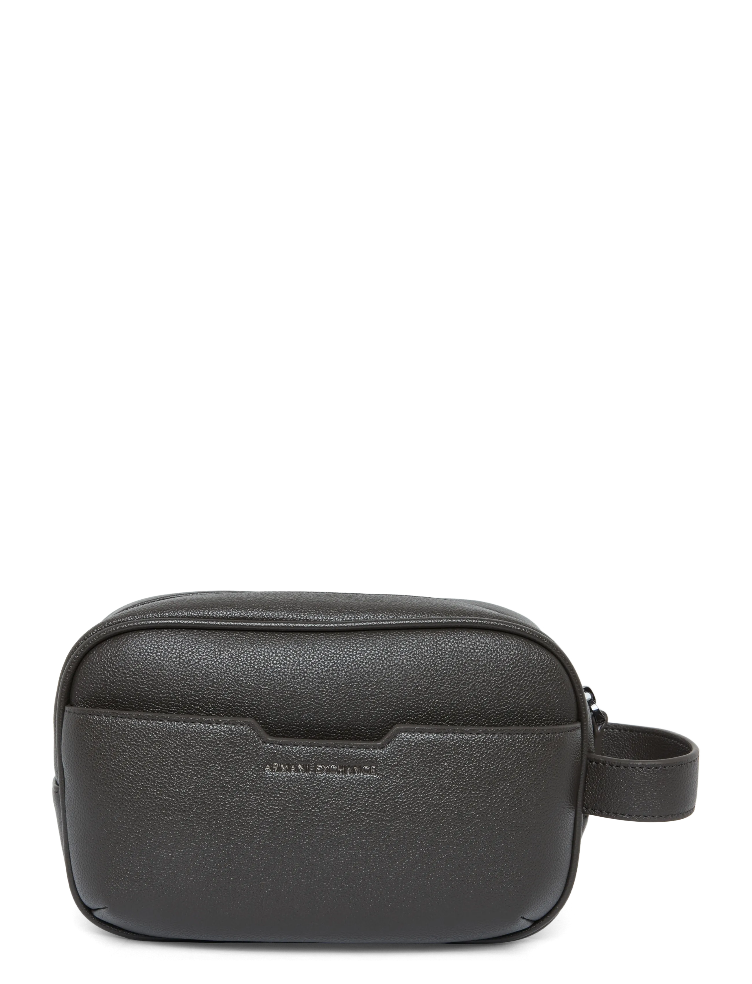 Armani Exchange BEAUTY CASE - Kulturtaschen - FALCON / grey