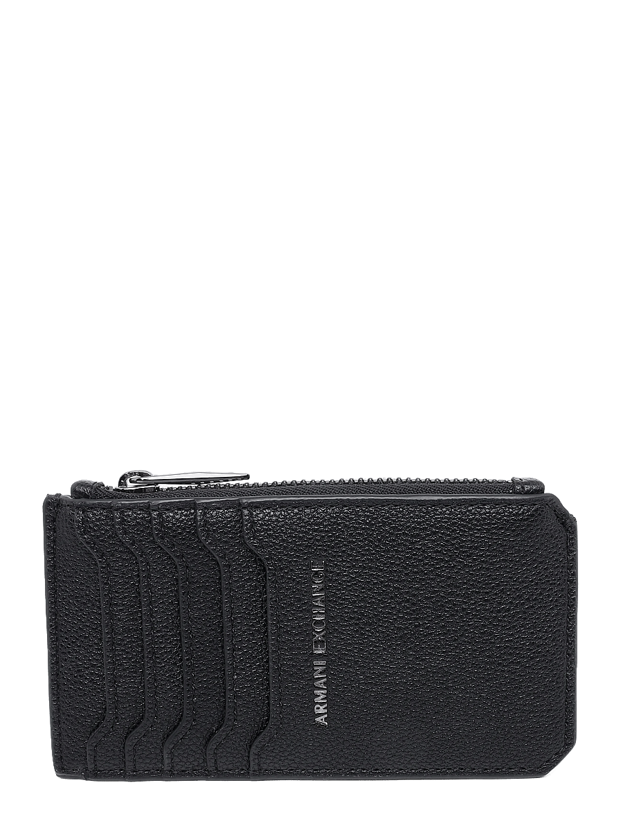 Armani Exchange - WALLET - plånböcker - black - 0