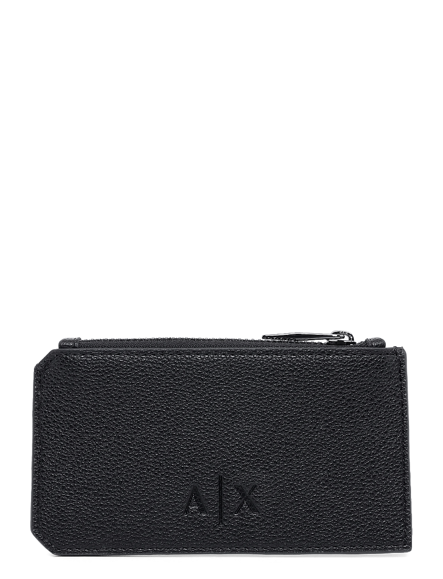 Armani Exchange - WALLET - plånböcker - black - 1