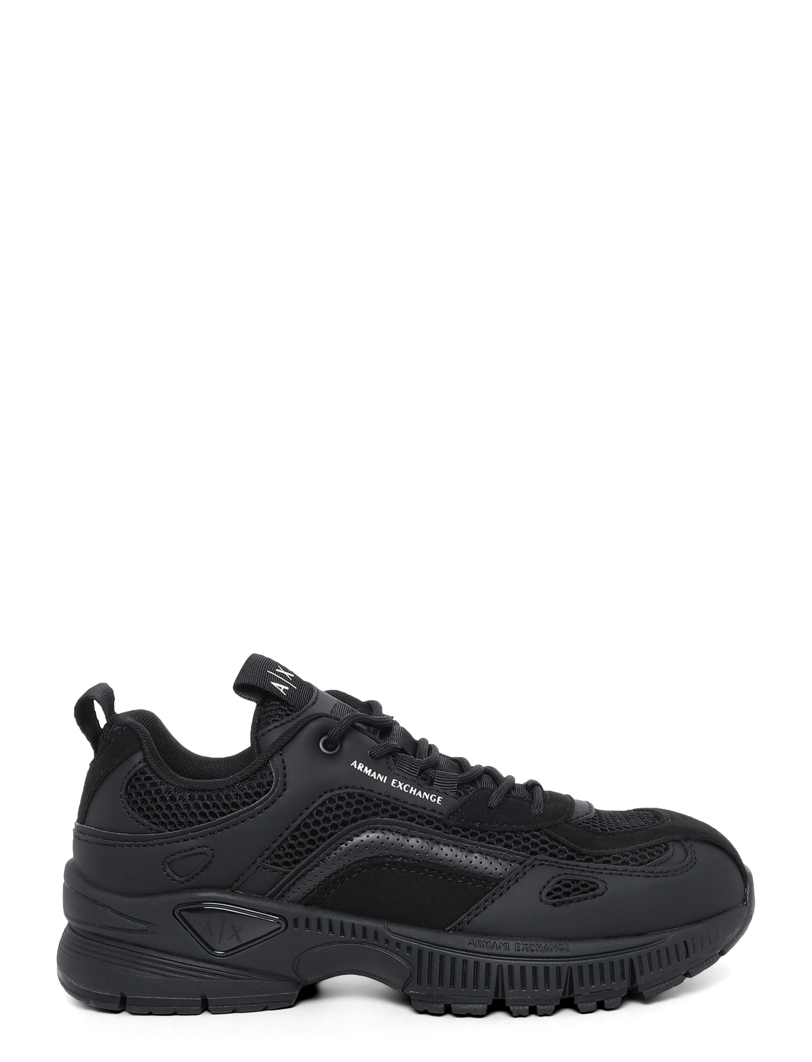 Armani Exchange - SNEAKER - lave sneakers - triple black - 2