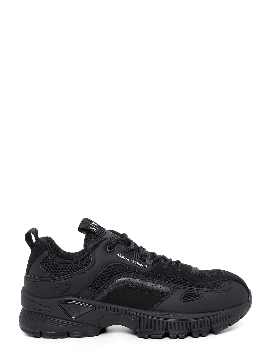 Armani Exchange - SNEAKER - lave sneakers - triple black - 2