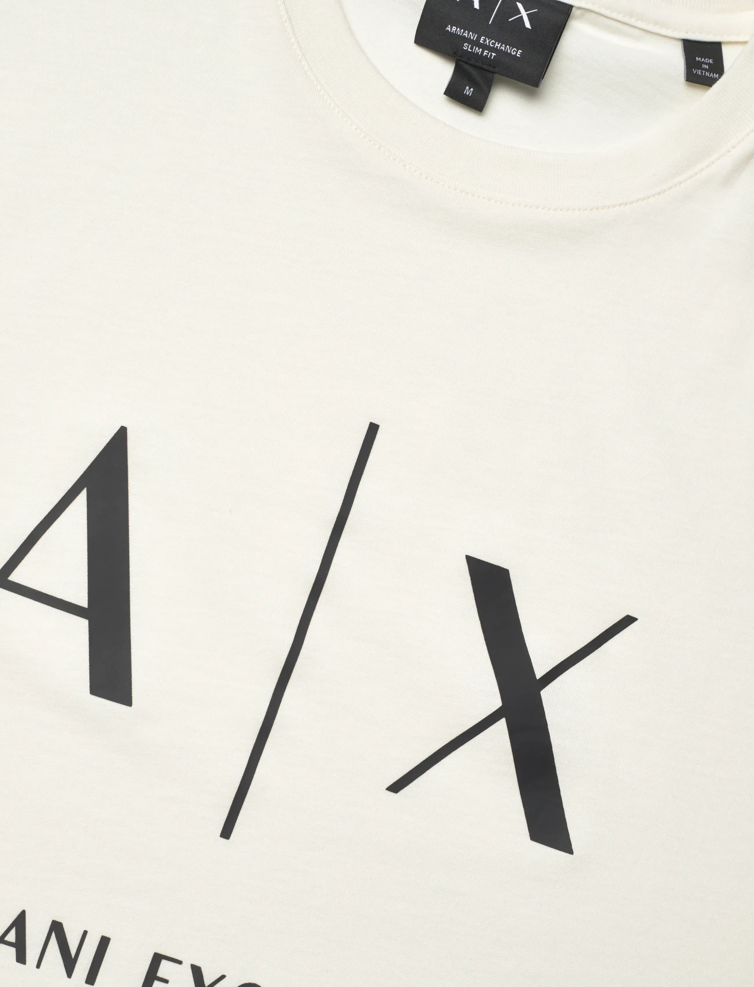 Armani Exchange - T-SHIRT - short-sleeved t-shirts - cream - 5