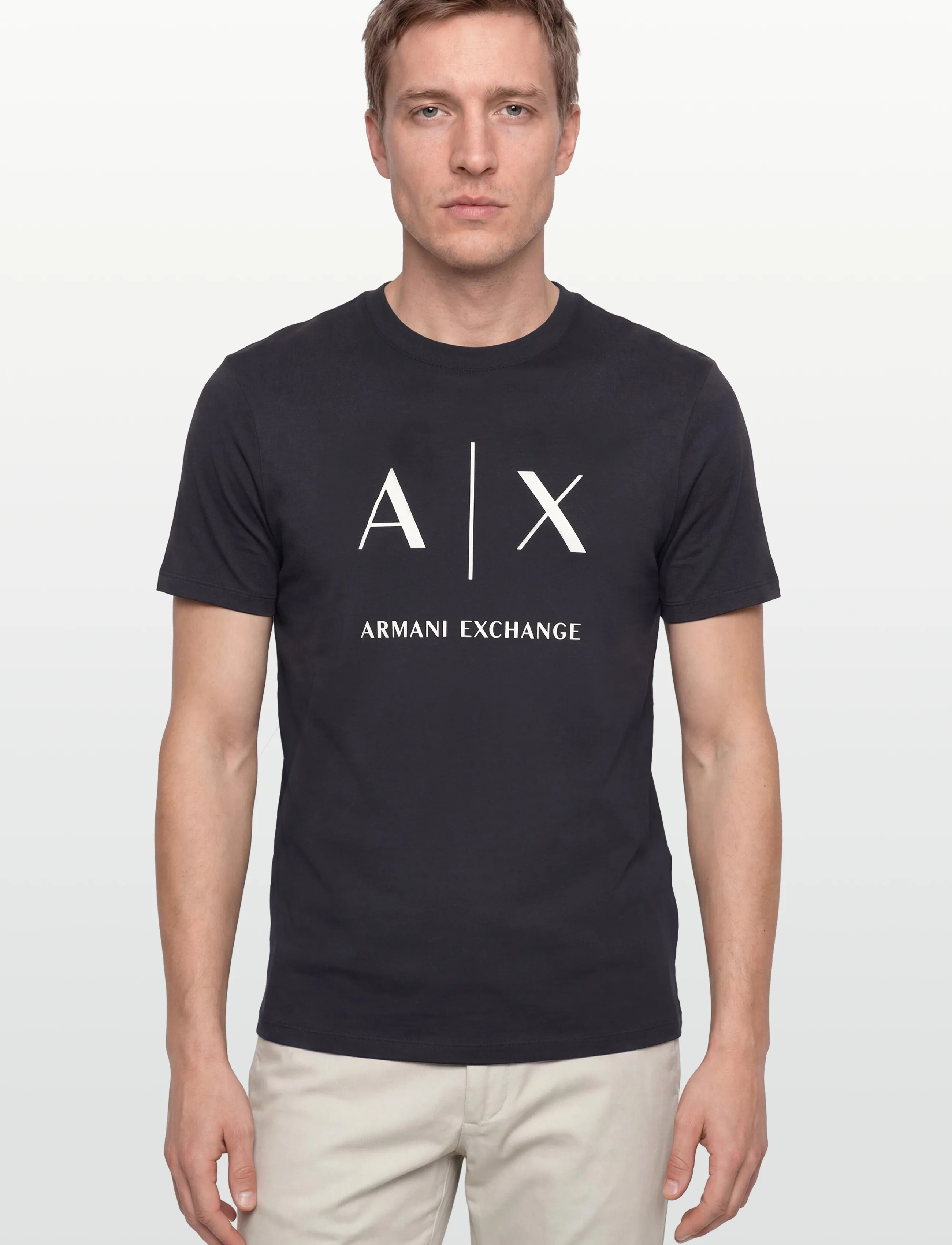 Armani Exchange - T-SHIRT - short-sleeved t-shirts - deep navy - 3
