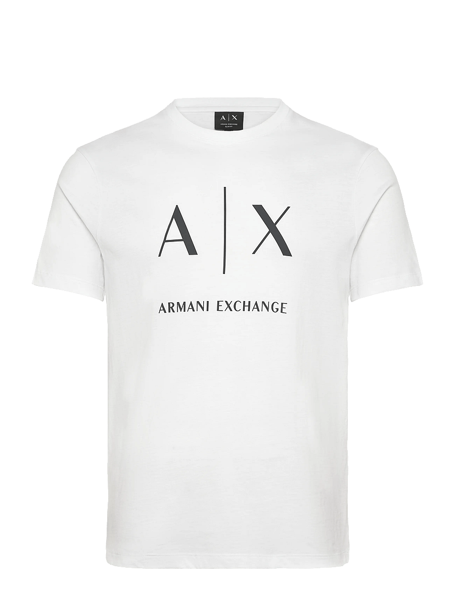 Armani Exchange - T-SHIRT - kurzärmelige t-shirts - white - 0