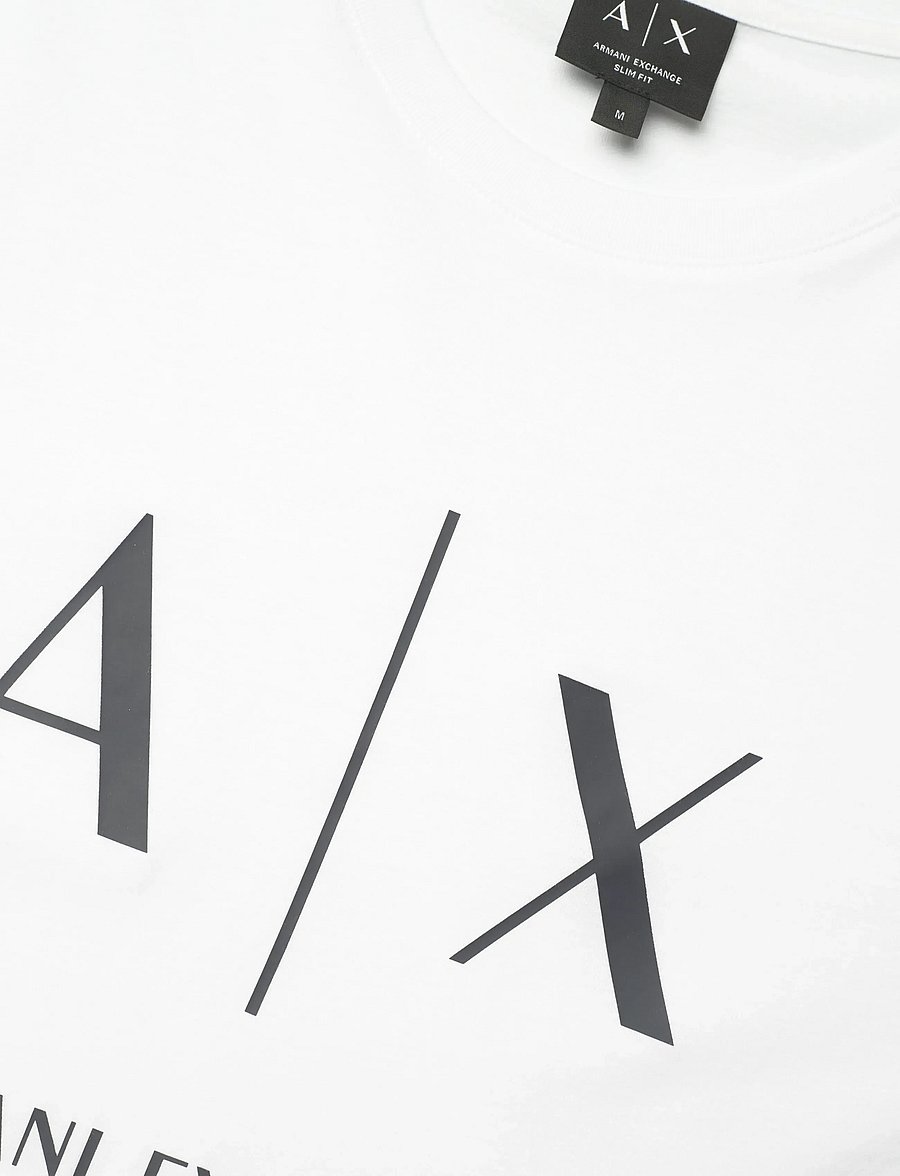 Armani Exchange - T-SHIRT - kurzärmelige t-shirts - white - 2