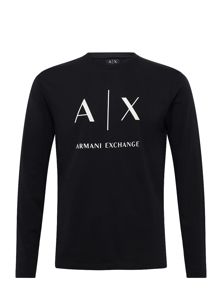 Armani Exchange - T-SHIRT - long-sleeved t-shirts - deep navy - 1