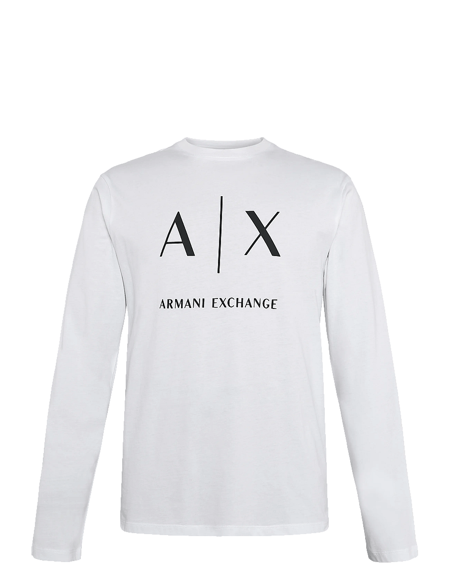 Armani Exchange - T-SHIRT - langärmelige t-shirts - white - 0