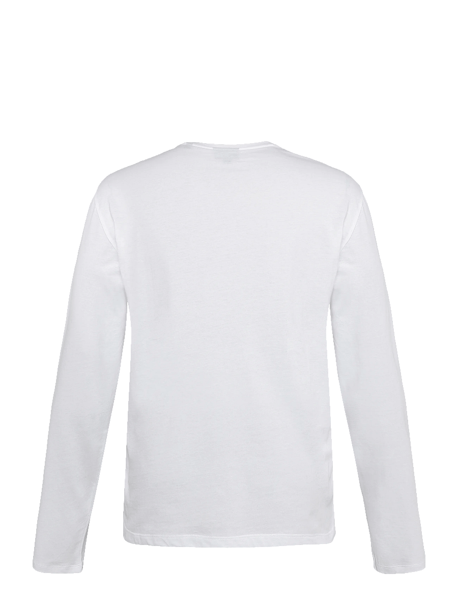 Armani Exchange - T-SHIRT - langärmelige t-shirts - white - 1