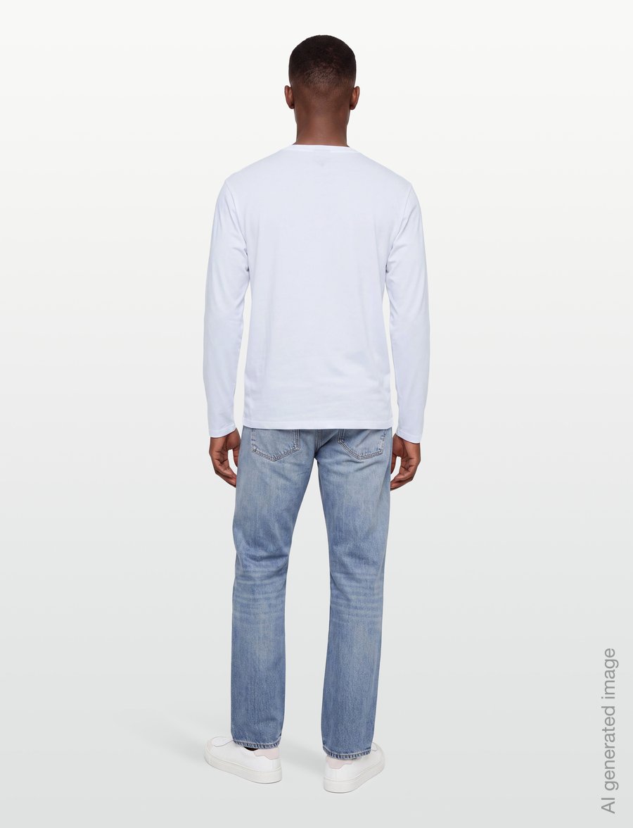 Armani Exchange - T-SHIRT - langärmelige t-shirts - white - 4