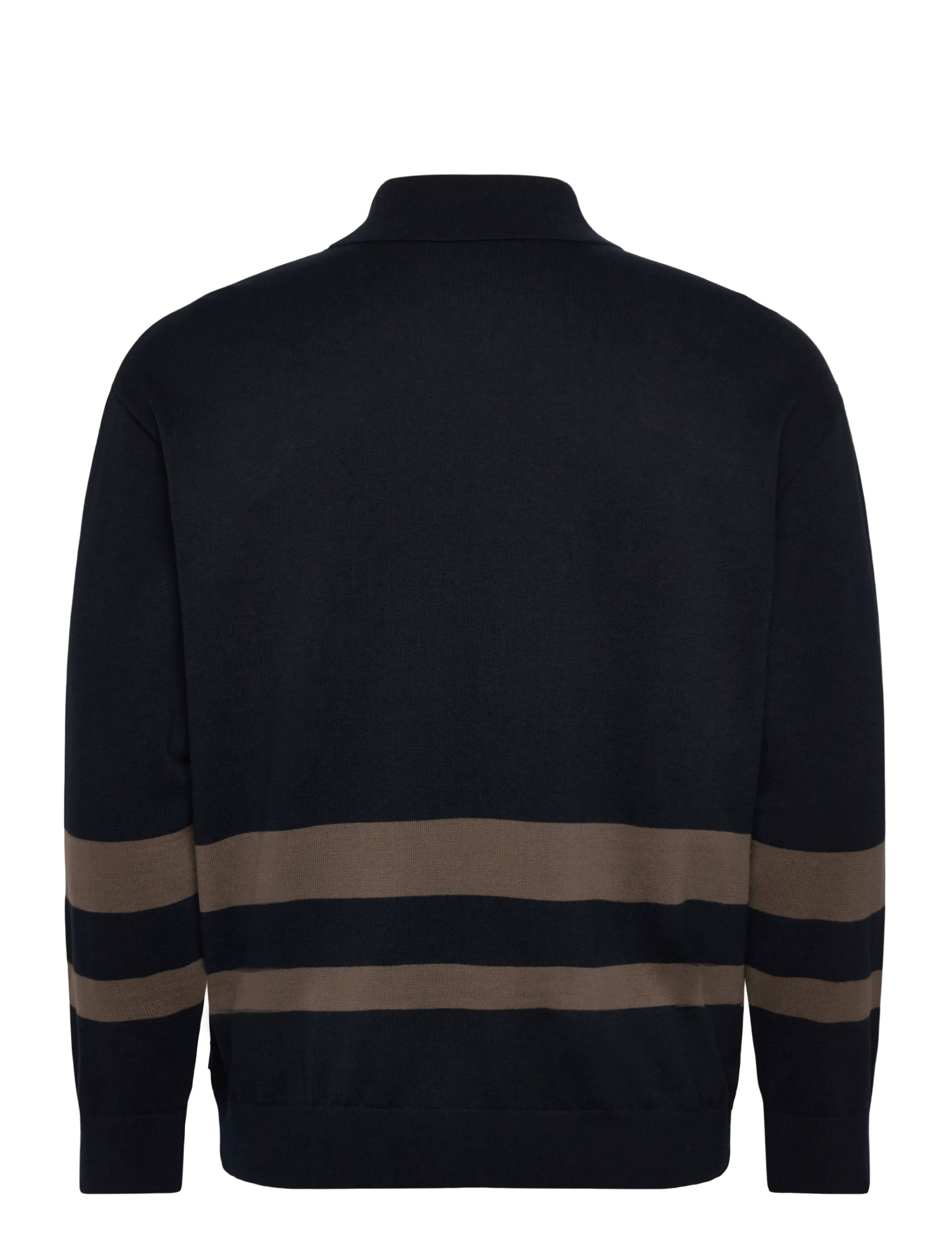 Armani Exchange - KNIT POLO - stickat - deep navy/major brow - 2