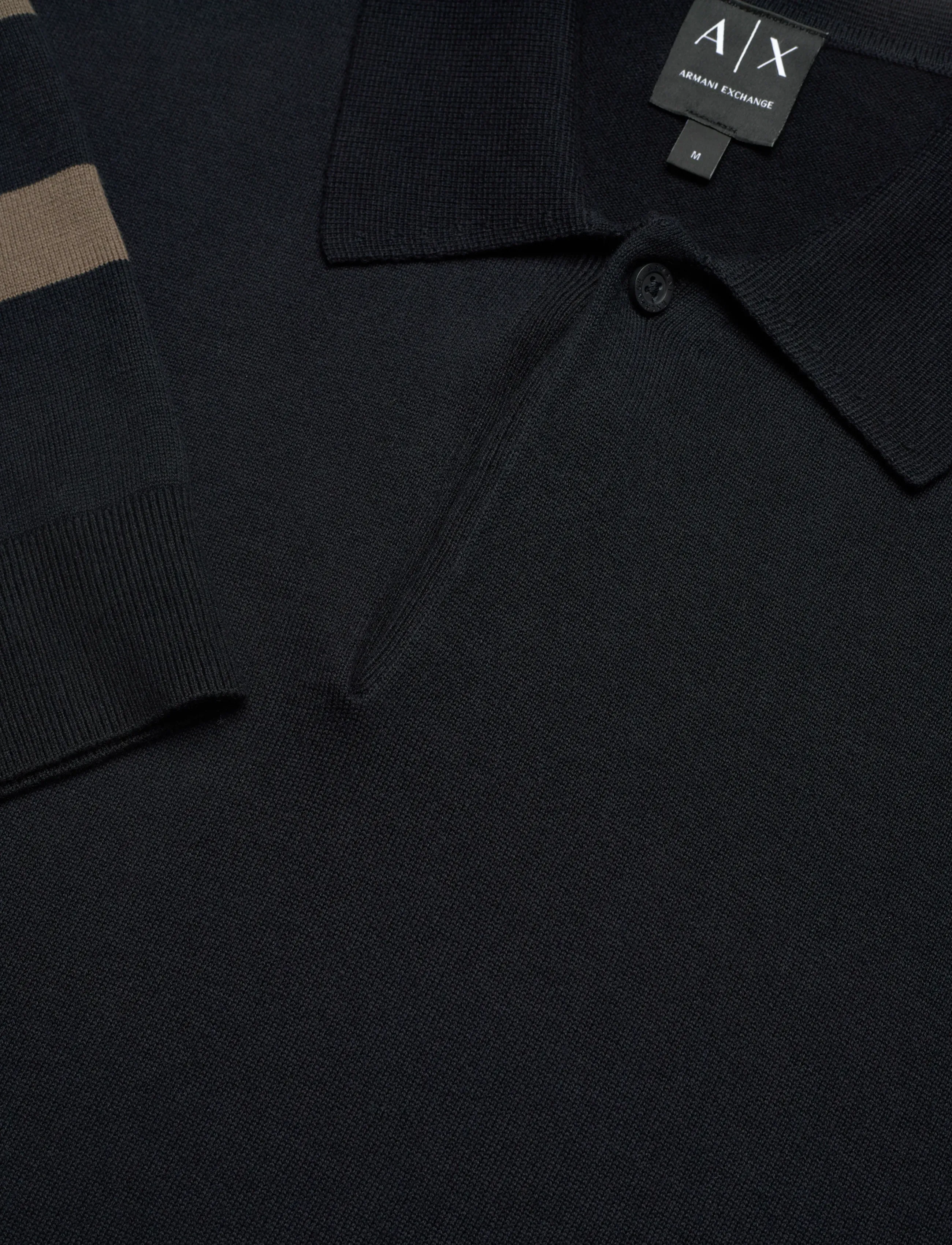 Armani Exchange - KNIT POLO - stickat - deep navy/major brow - 5