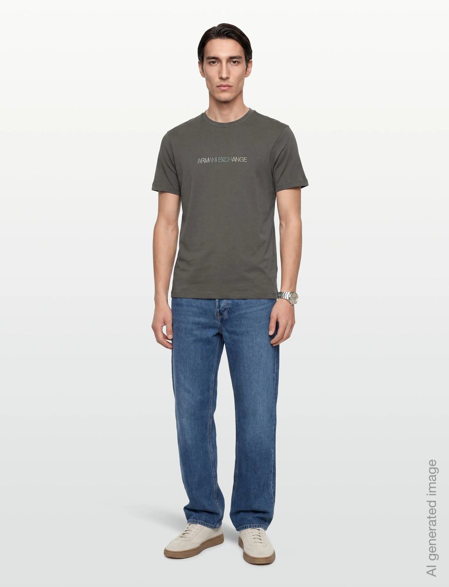 Armani Exchange - T-SHIRT - lühikeste varrukatega t-särgid - chimera - 0