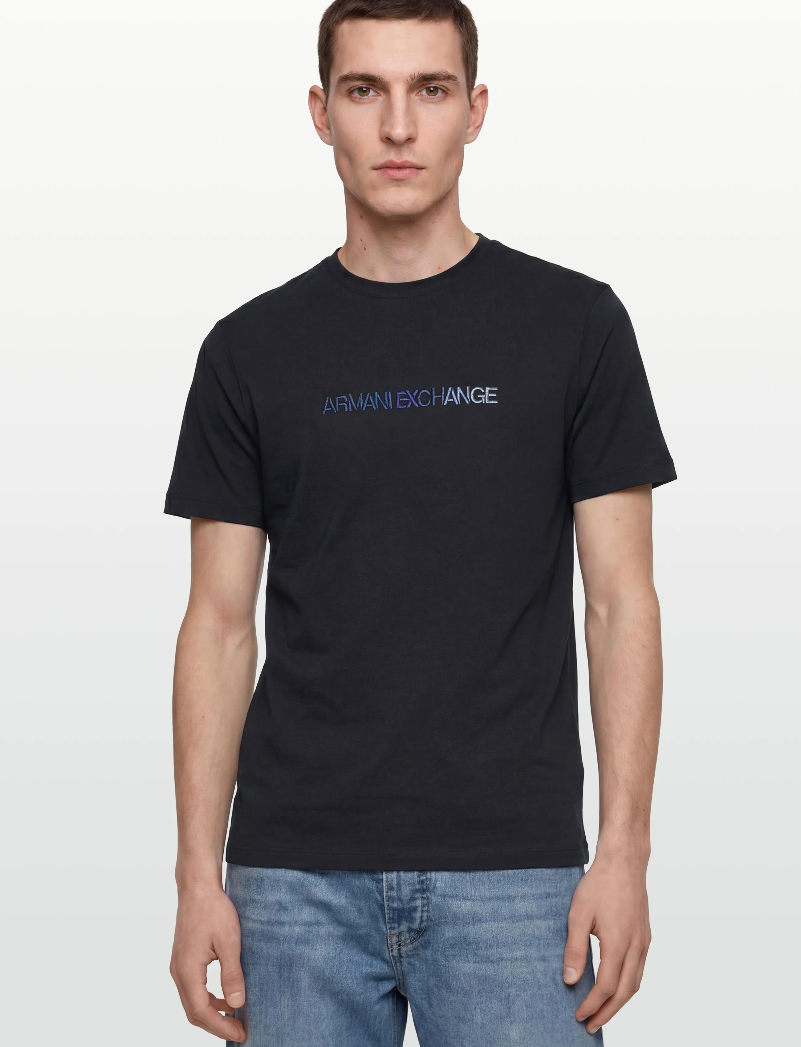 Armani Exchange - T-SHIRT - lühikeste varrukatega t-särgid - deep navy - 3