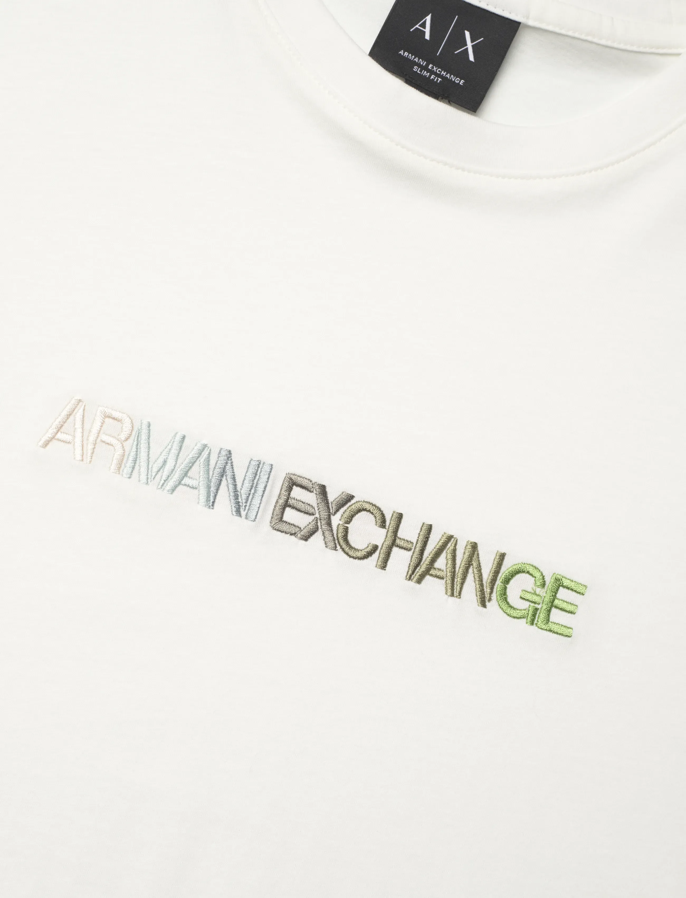 Armani Exchange - T-SHIRT - kortärmade t-shirts - off white - 5