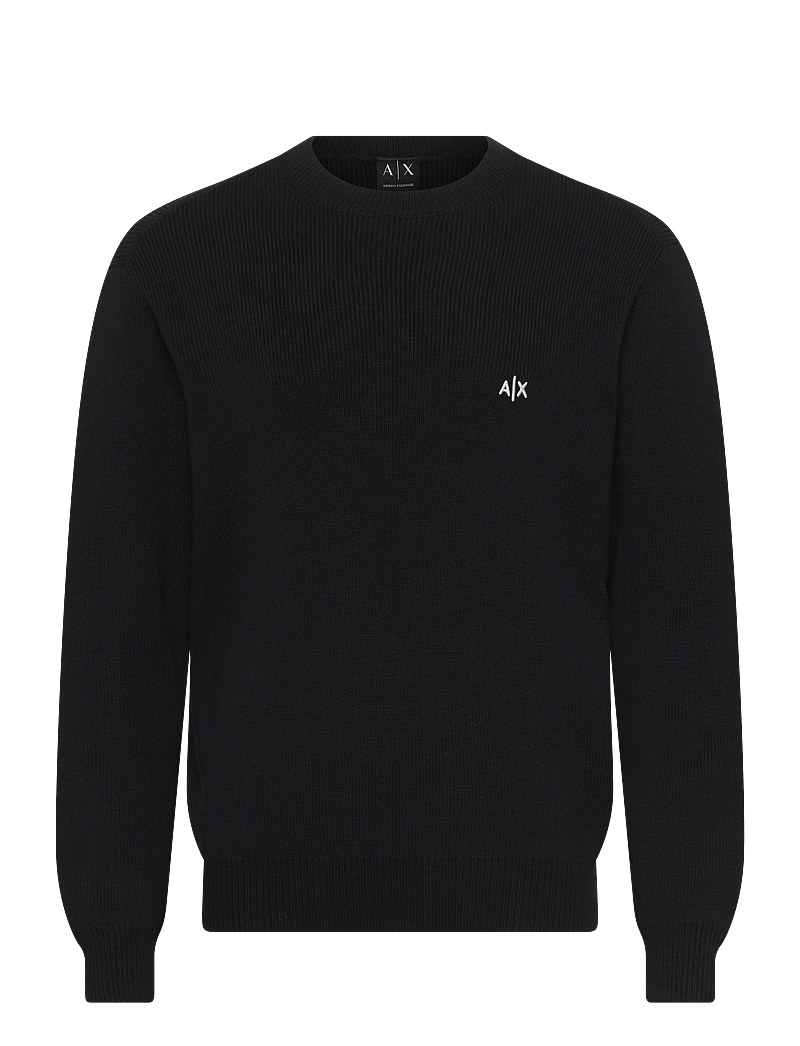 Armani Exchange - PULLOVER - rund hals - black - 1