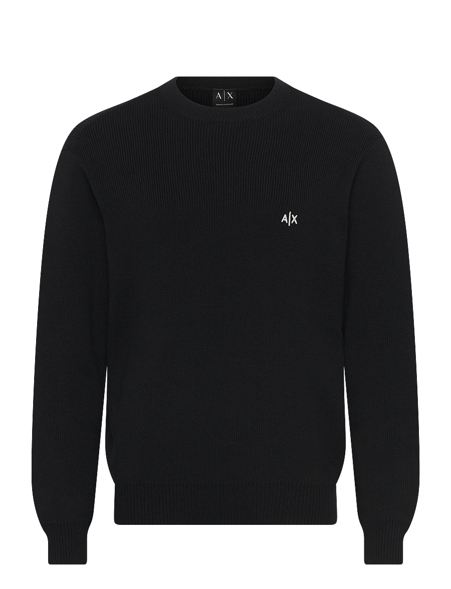 Armani Exchange - PULLOVER - rundhals - black - 1