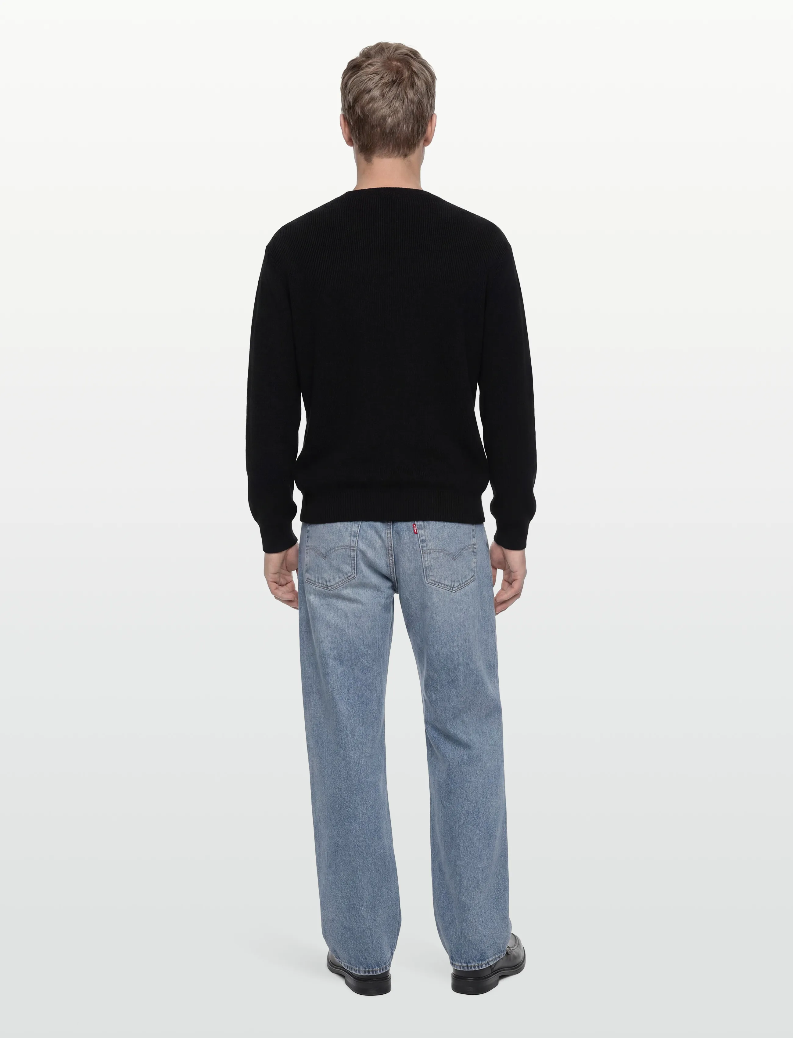 Armani Exchange - PULLOVER - basic knitwear - black - 4