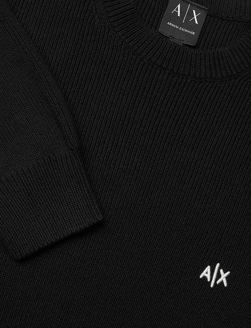 Armani Exchange - PULLOVER - rund hals - black - 5