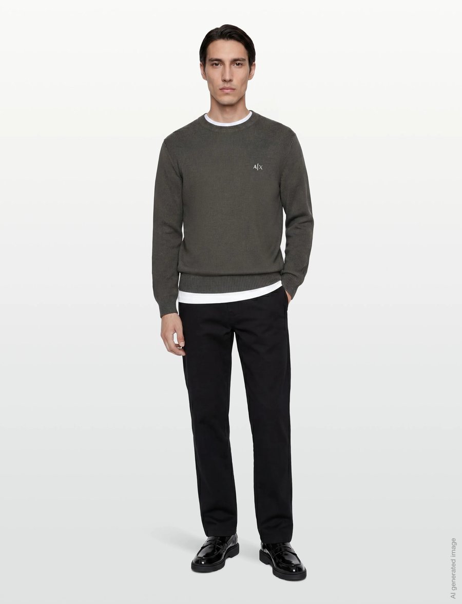 Armani Exchange - PULLOVER - rundhals - chimera - 0