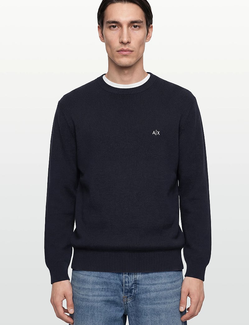 Armani Exchange - PULLOVER - rund hals - deep navy - 3