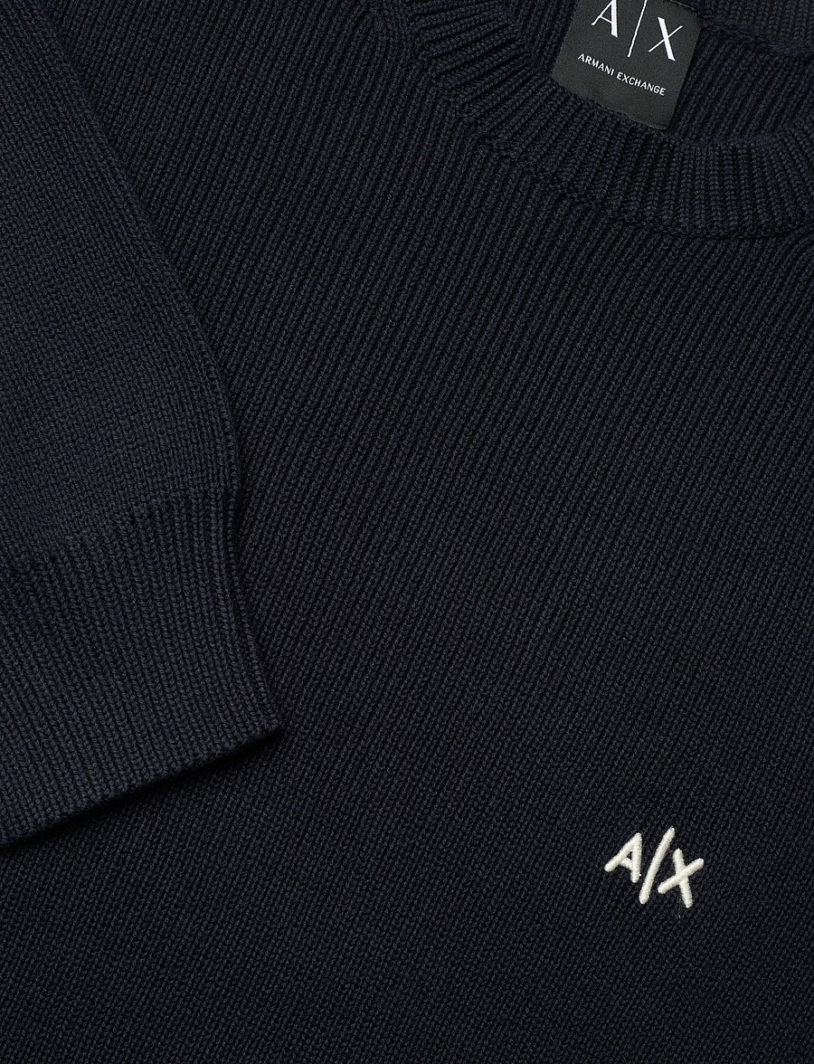 Armani Exchange - PULLOVER - rundhals - deep navy - 5