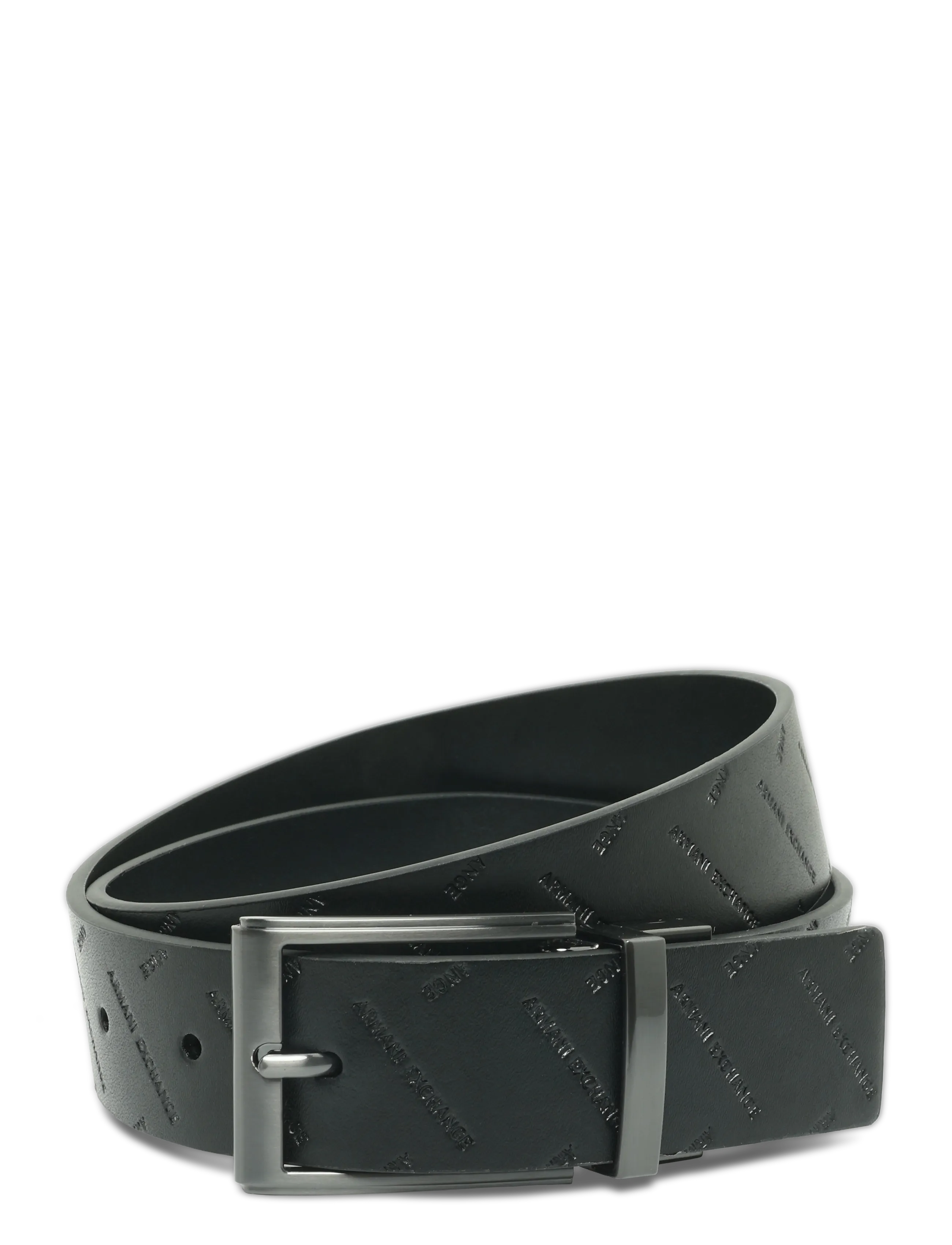 Armani Exchange TONGUE BELT - Gürtel - BLACK / black
