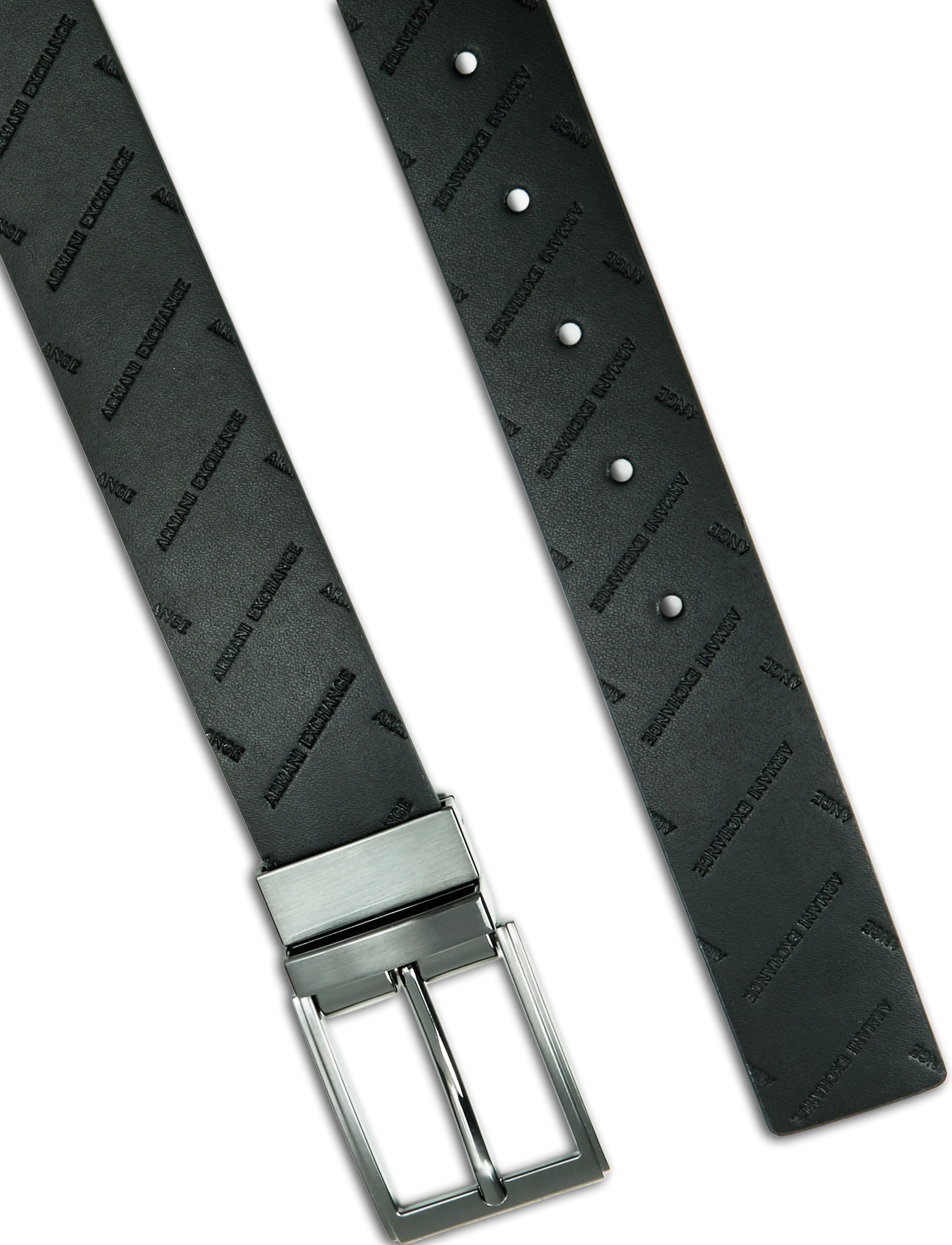 Armani Exchange - TONGUE BELT - black - 1