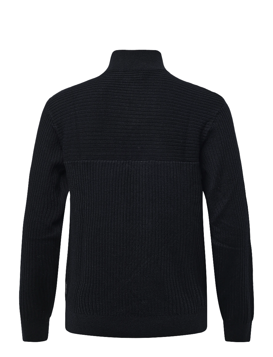 Armani Exchange - PULLOVER - half zip-tröjor - deep navy - 1