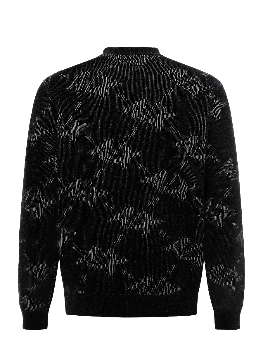 Armani Exchange - PULLOVER - rundhalsad - black/alloy ax big - 2