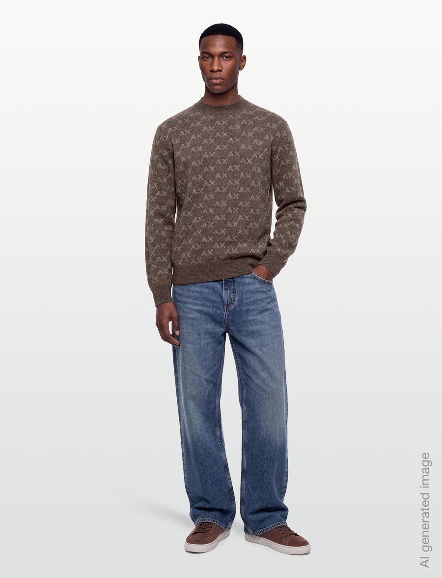 Armani Exchange - PULLOVER - rundhals - falcon ax small - 0