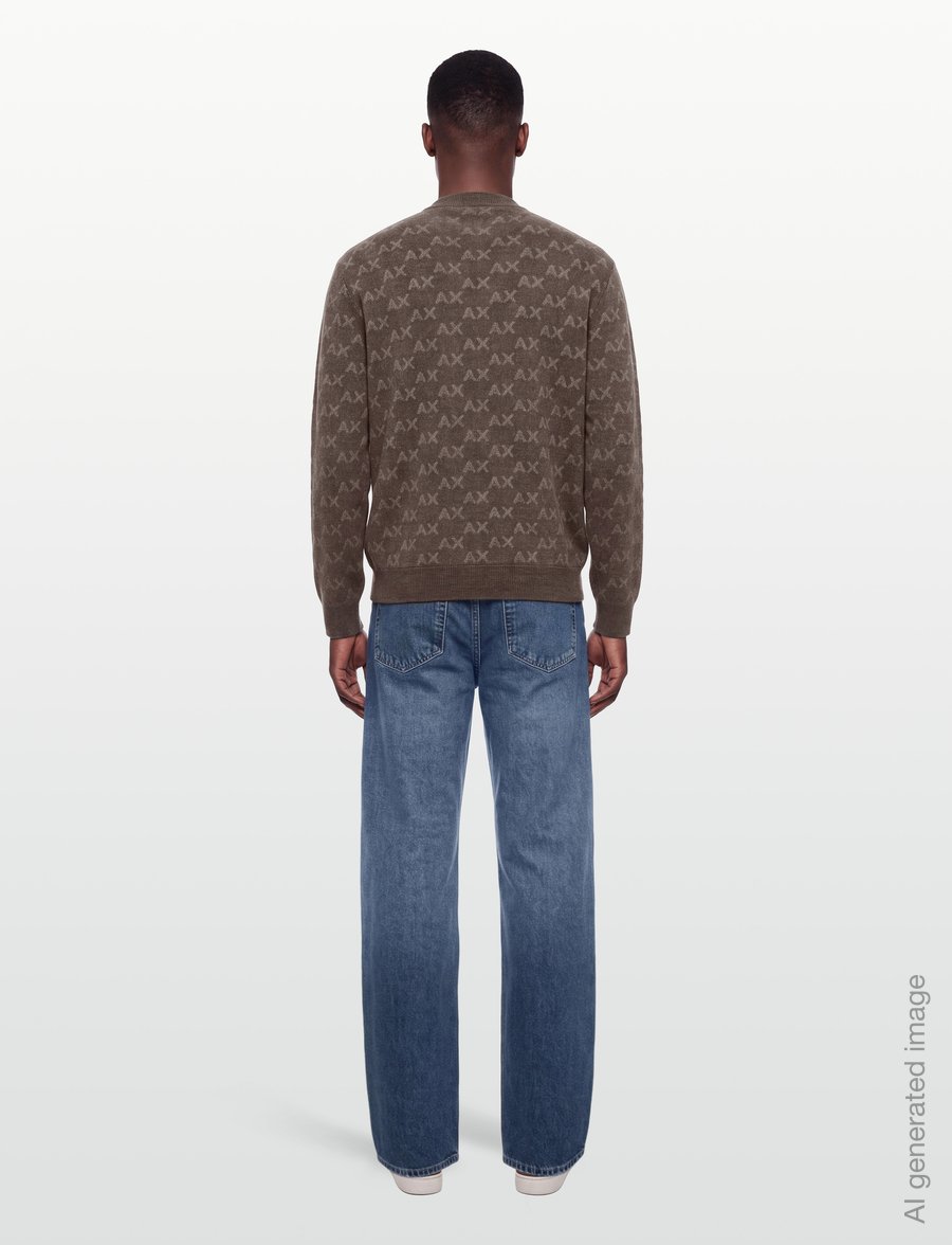 Armani Exchange - PULLOVER - rundhals - falcon ax small - 4