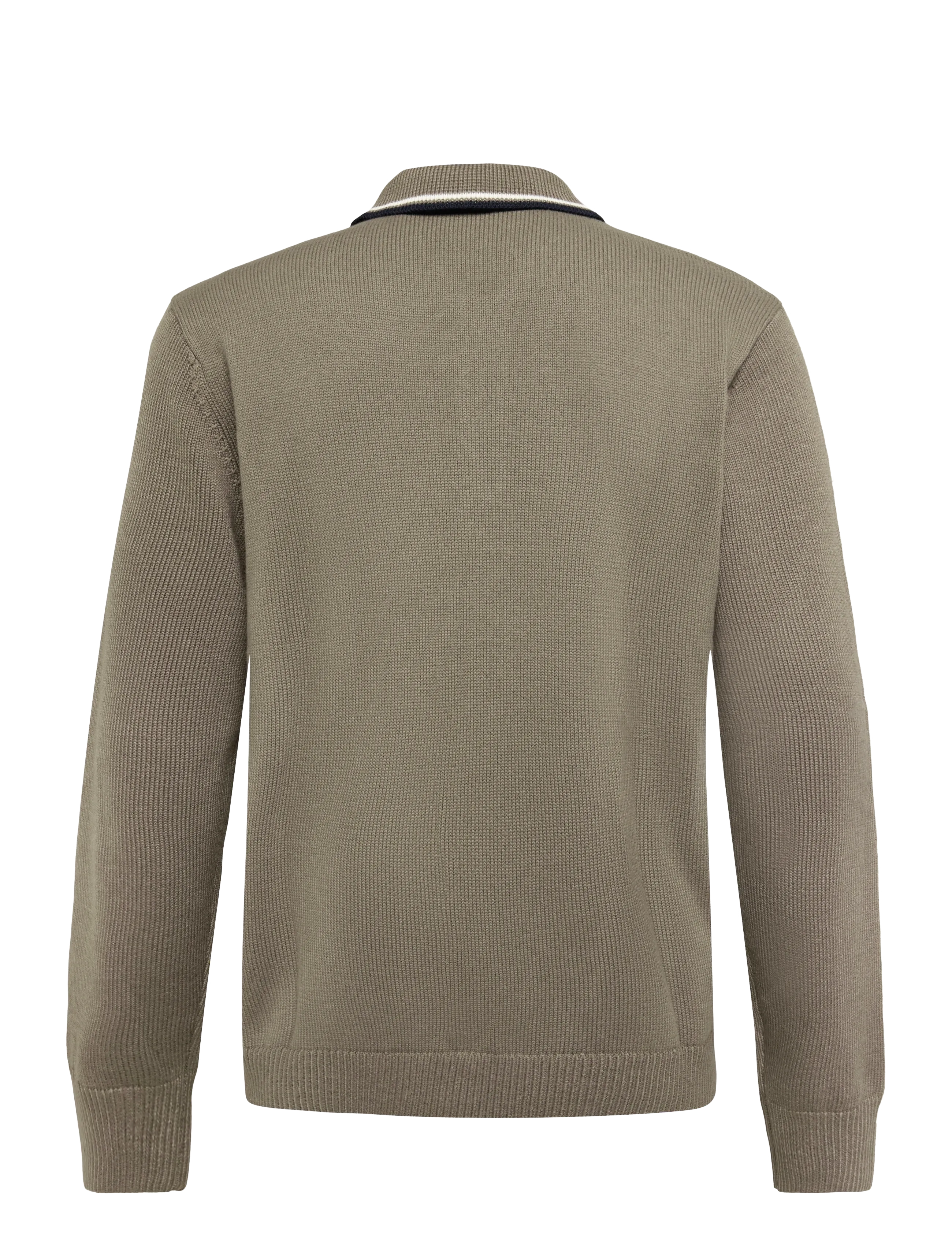 Armani Exchange - KNIT POLO - langärmelige strick-polohemden - falcon - 1