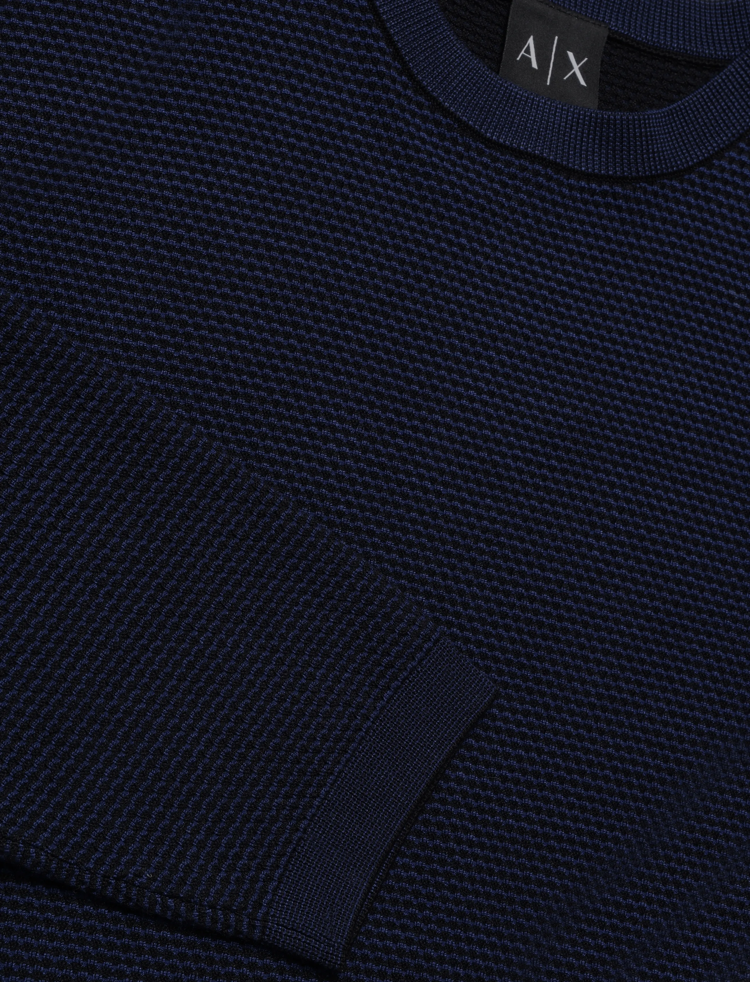 Armani Exchange - PULLOVER - Ümara kaelusega - deep navy/blue depth - 2