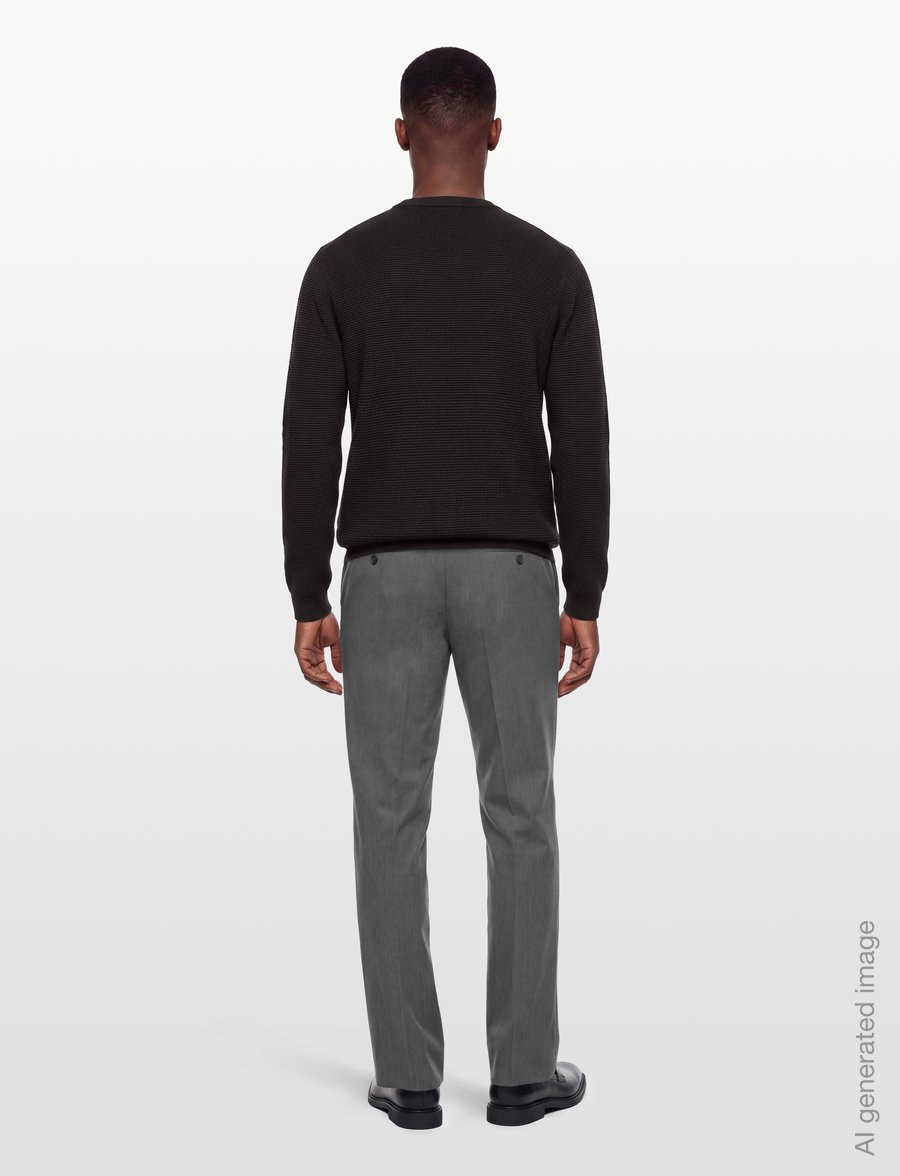 Armani Exchange - PULLOVER - rundhals - licorice/deep navy s - 4