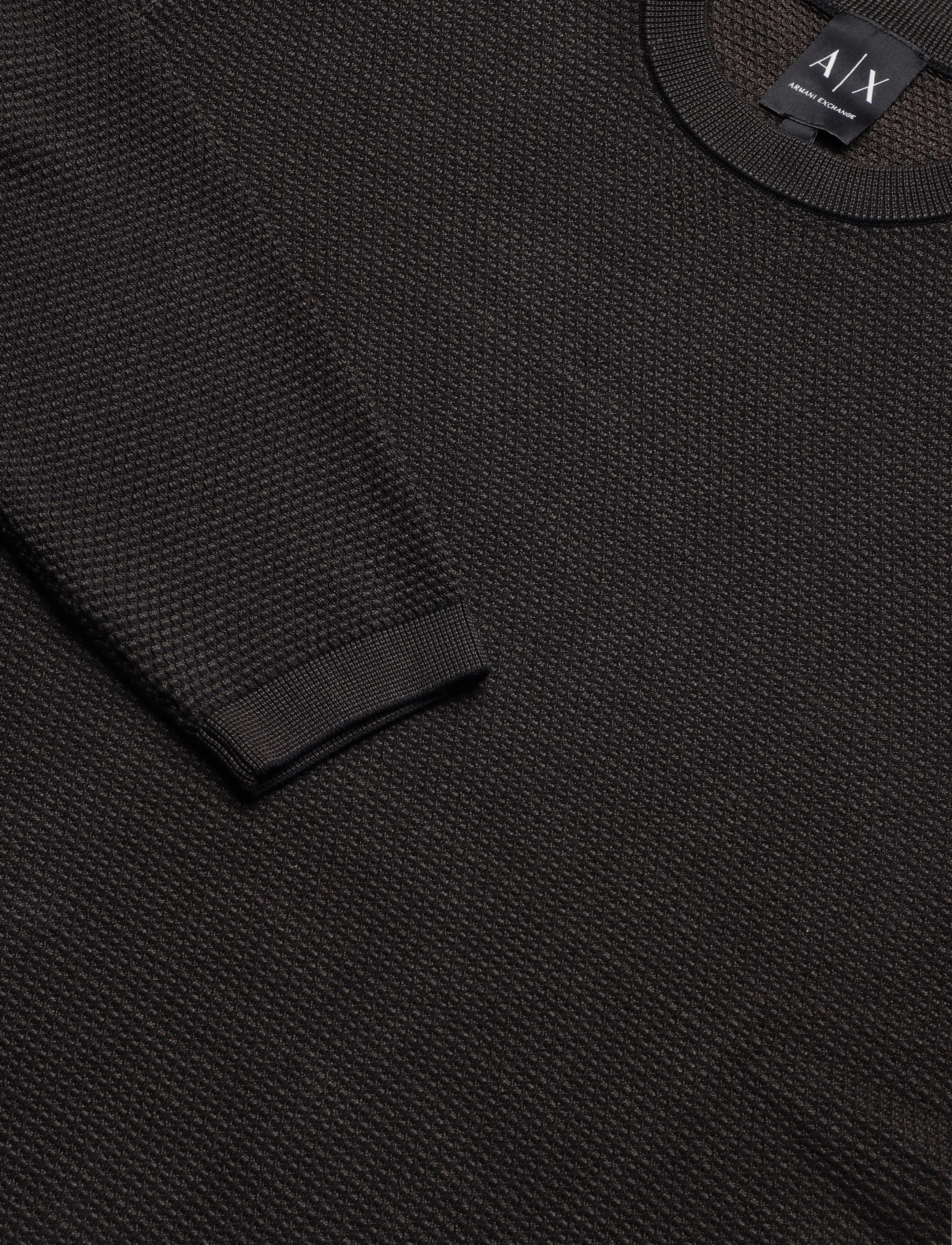 Armani Exchange - PULLOVER - rundhals - licorice/deep navy s - 5